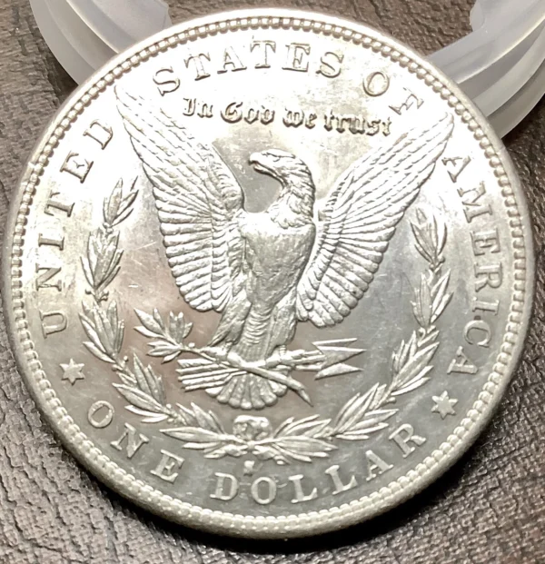 1889-S Morgan Silver Dollar Uncirculated Detail Tough Key Date Cleaned - Image 2