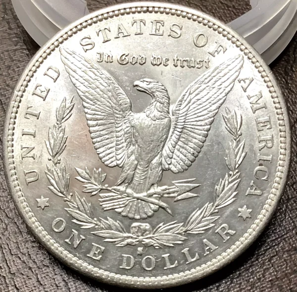 1889-S Morgan Silver Dollar Uncirculated Detail Tough Key Date Cleaned - Image 4