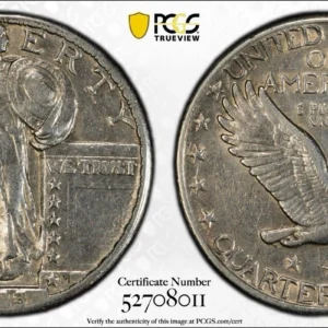 1923-S Standing Liberty Quarter PCGS AU Detail Cleaned Key Date