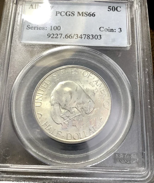 (1936) Albany Commemorative Half Dollar PCGS MS66 Superb Gem Creamy Luster