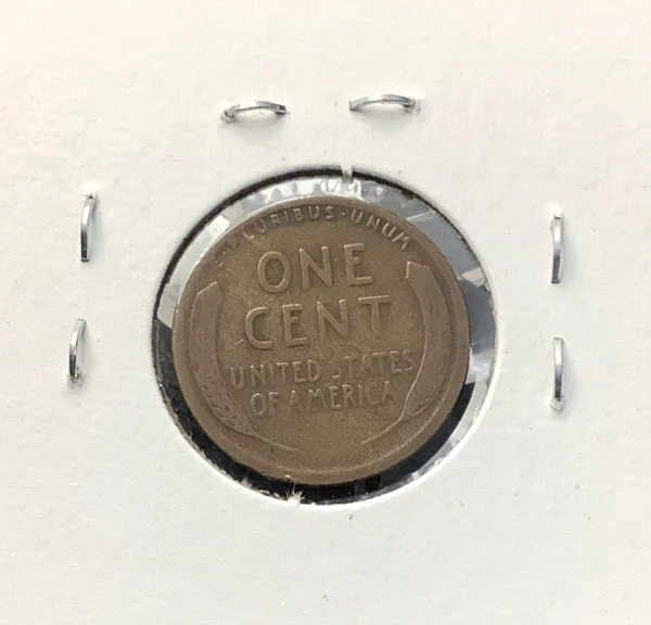 1914-D Lincoln Wheat Cent - Key Date Peanut Butter Brown Full Rims - G+/VG - Image 4