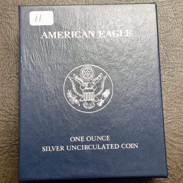 2011-W 1oz American Silver Eagle ASE Burnished Coin BU w/OGP COA - Image 4