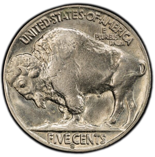 1931-S Buffalo Nickel - PCGS MS65 - Frosty Gem Scarce Semi-Key Date - Image 3
