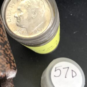 BU Roll 1957-D Silver Roosevelt Dimes 50 Pc Uncirculated Better Date Roll