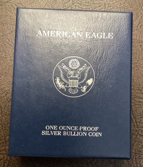 2006-W 1oz Proof American Silver Eagle Coin ASE w/OGP COA Excellent Condition - Image 5