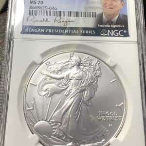 2024 1oz .999 American Silver Eagle NGC MS70 1st Day Issue Anna Cabral Signature