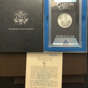 1882-CC Morgan Silver Dollar GSA Hard Pack ANACS MS63 w/ OGP Box COA