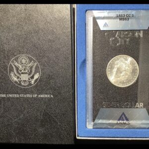 1883-CC Morgan Silver Dollar GSA Hard Pack ANACS MS63 OGP No COA (002)