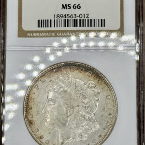 1882-S Morgan Silver Dollar Attractive Toning Superb Gem - NGC MS66 OH
