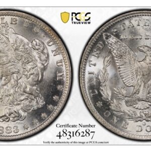 1883-O Morgan Silver Dollar PCGS MS64+ Beautiful Luster Looks Fully Gem !