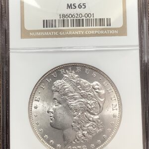 1878-S Morgan Silver Dollar - NGC MS65 Older Holder Lustrous Reflective Reverse