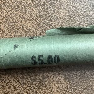 OBW Original 1964-D BU Shotgun Bank Wrapped 90% Silver Roosevelt Dimes 50 Coins