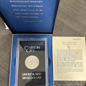 1884-CC Morgan Silver Dollar Choice BU - GSA Hard Pack OGP Box COA