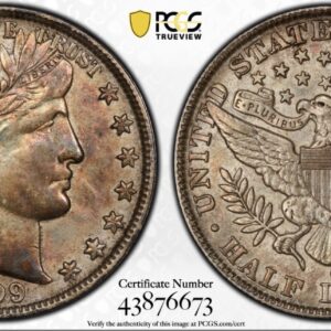 1909-O Silver Barber Half Dollar PCGS AU Detail Cleaned - Semi-Key Tough Date