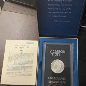 1883-CC Morgan Silver Dollar GSA Hard Pack Very Choice BU w/ OGP Box COA