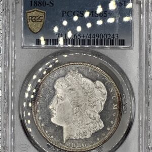 1880-S Morgan Silver Dollar 90% Silver PCGS MS65+ DMPL Obv, Near PL Rev Superb!
