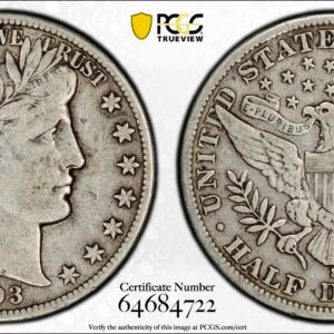 1903-S 90% Silver Barber Half Dollar PCGS VF30 Sweet Original Tough Semi-Key