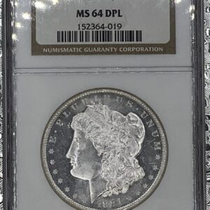 1881-S Morgan Silver Dollar NGC MS64 DPL DMPL Lustrous, Reflective Surfaces OH
