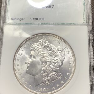 1904-O Morgan Silver Dollar Snow White Luster PCI Green Gem BU Video