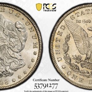 1898-O Morgan Silver Dollar - PCGS MS64 Lustrous Lightly Toned Beauty