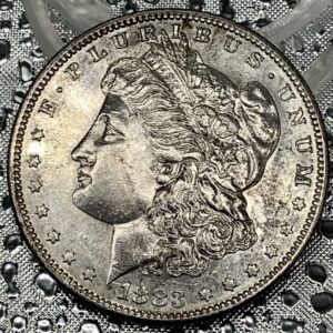 1883-S Morgan Silver Dollar Scarce - Slider AU+ Detail Lightly Cleaned