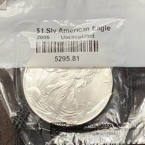 2005 American Silver Eagle BU .999 Silver Sigma Verified Sealed Littleton Pkg
