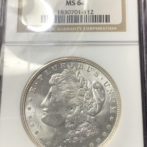 1921-S Morgan Silver Dollar Frosty White Luster NGC MS64 Very Tough in 64 &Finer