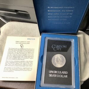 1883-CC GSA Morgan Silver Dollar Choice BU White Lustrous Coin OGP COA