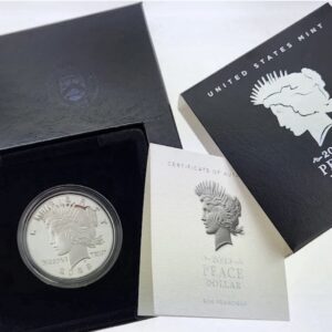 2023-S Proof Peace Silver Dollar Gem Uncirculated OGP COA 23XL (Stock Photo)
