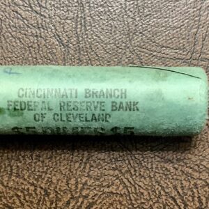 OBW Original Bank Wrapped BU Roll Silver 1960 Roosevelt Dimes FRB Cleveland