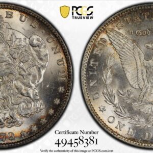 1879 Morgan Silver Dollar PCGS MS64 Tougher Philly Date Beautiful Toning *COLOR*