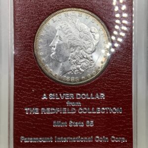 1883-S Morgan Silver Dollar Paramount MS65 Redfield Choice BU Key Date - RARE!