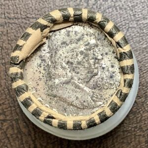 Bank Wrapped Shotgun BU Roll 1962 90% Silver Franklin Half Dollars 20 Coins