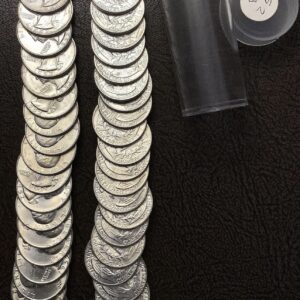 BU Roll 1952-D 90% Silver Washington Quarters Tough! Some Water Spots 40 Coins