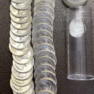 BU Roll 1949 90% Silver Washington Quarters 40 Coins - Key Date